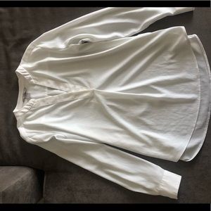 White band collar blouse